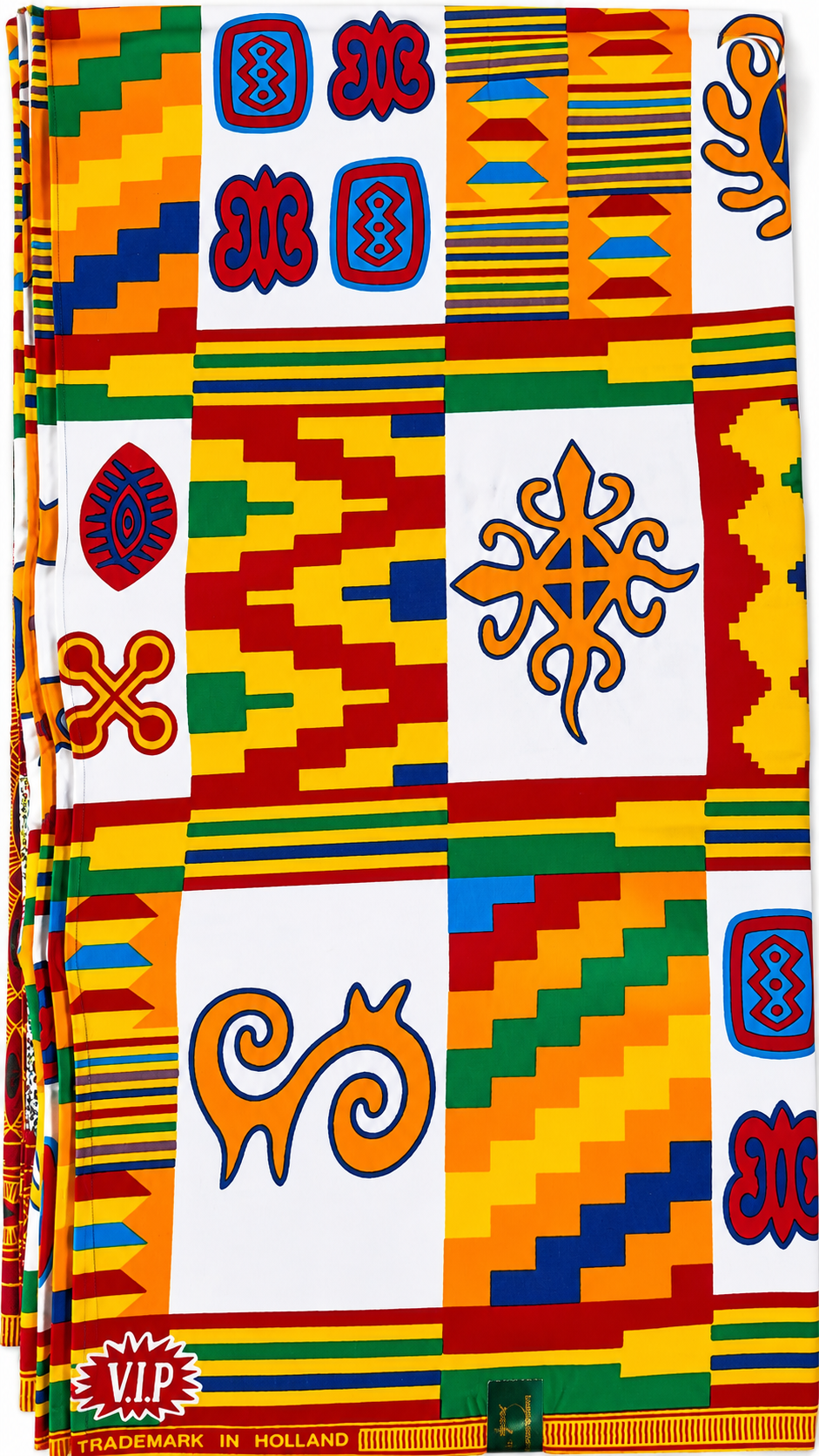 6-Yard Kente Africa Print Ankara Fabric Wax Print Suitable For Any African  Apparel