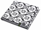 6-Yard Black and White Africa Print Ankara Fabric Wax Print Suitable For Any African  Apparel