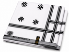 6-Yard Black and White Africa Print Ankara Fabric Wax Print Suitable For Any African  Apparel