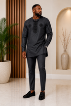 Black African Men’s Clothing, Dashiki Suit, Kaftan Wear, African Wear, Wedding Suit, Prom Suit Men’s Clothing, Dashiki Suit, Kaftan Wear,  Wedding Suit, Prom Suit, Custom Made