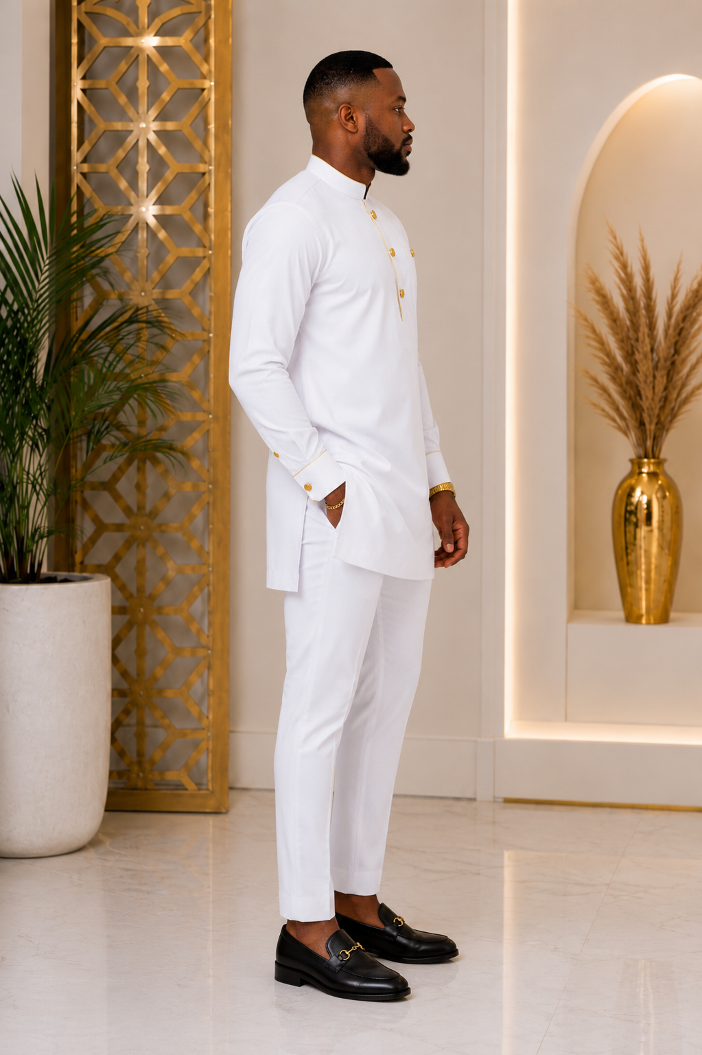 Men's African Two Piece Set