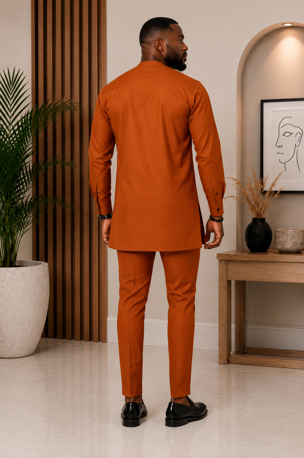 Men's African Two Piece Set