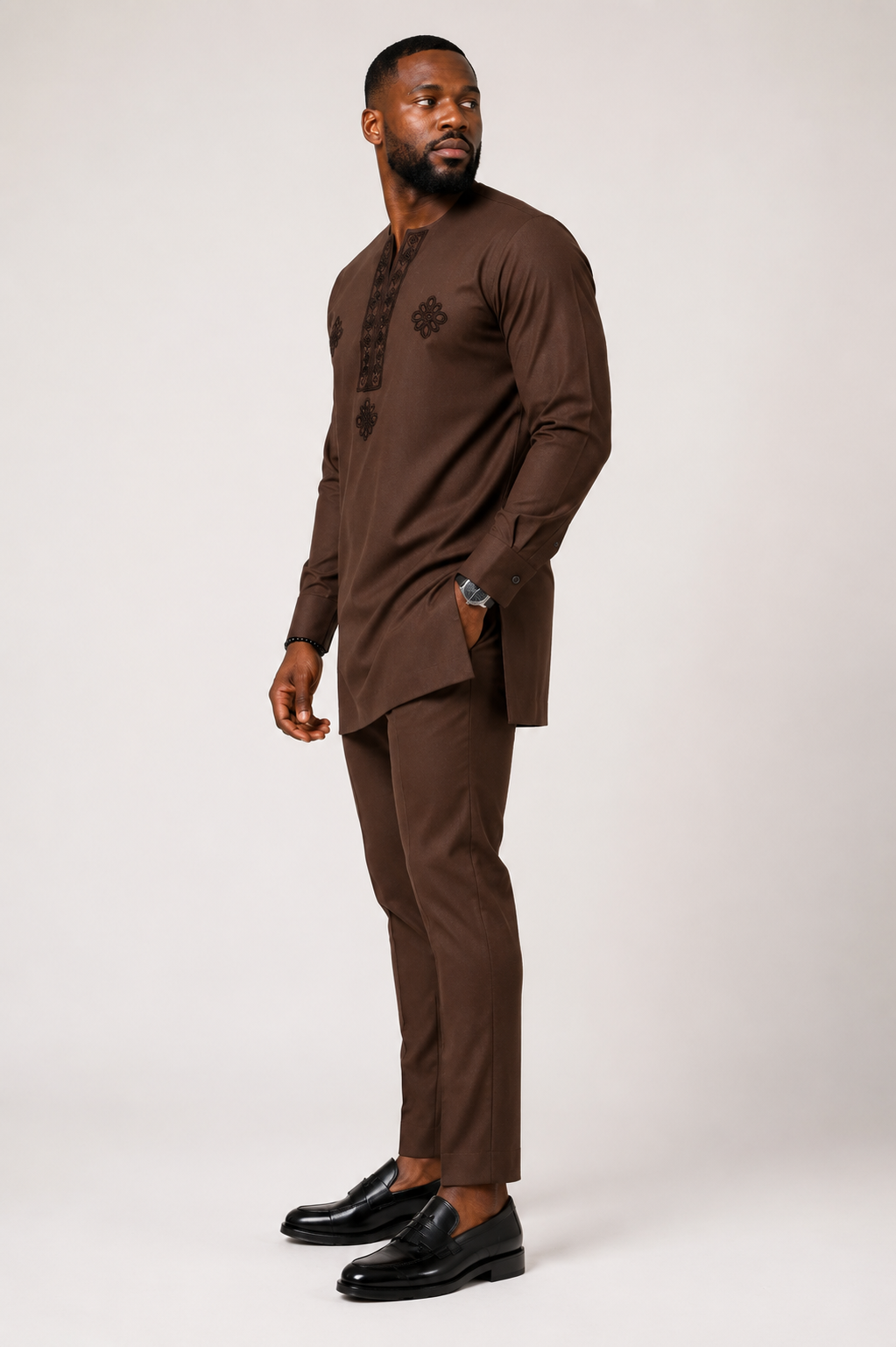 Men's African Two Piece Set