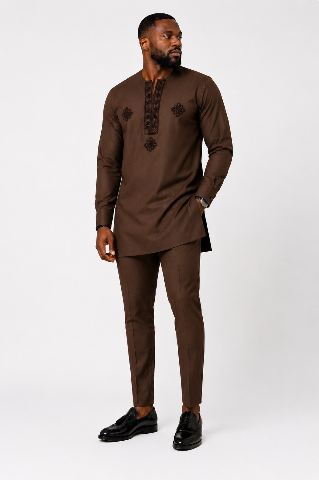 Men's African Two Piece Set