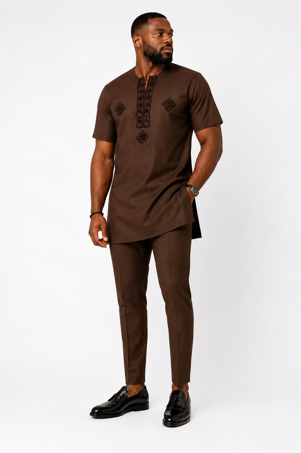 Men's African Two Piece Set