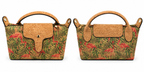 Printed Cork Mini Handbag – Top Handle & Crossbody Bag