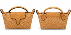 Printed Cork Mini Handbag – Top Handle & Crossbody Bag