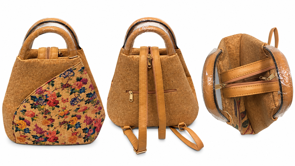 Cork Convertible Backpack & Handbag – Printed Multiway Bag Collection