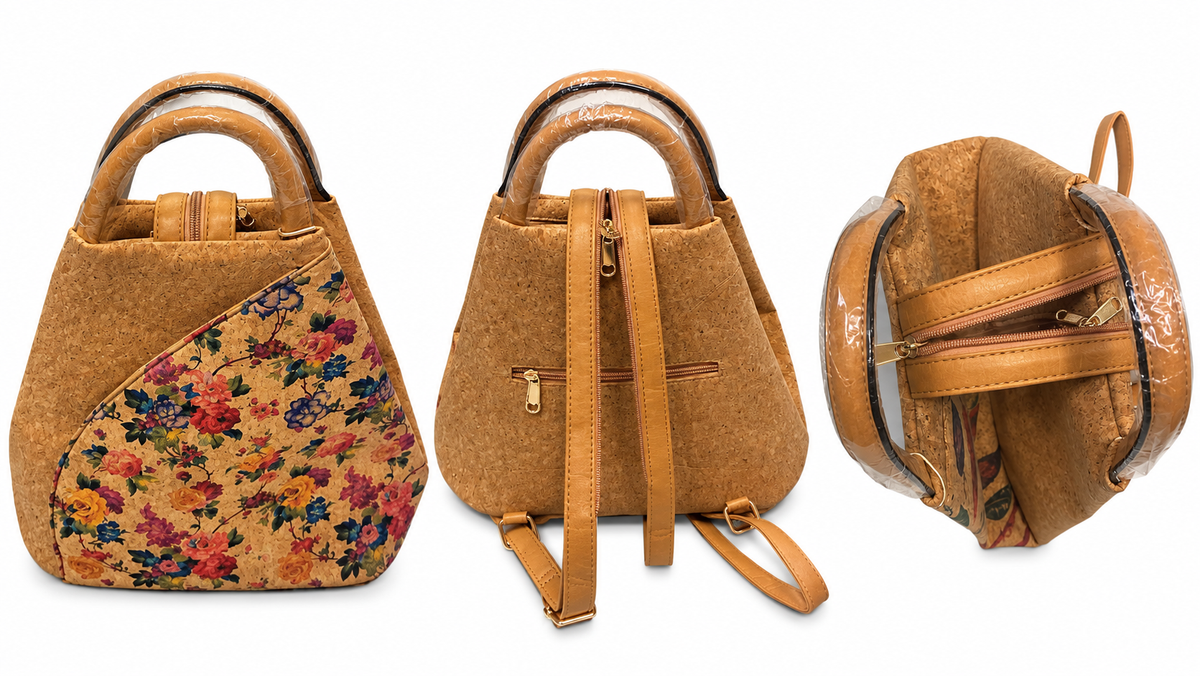 Cork Convertible Backpack & Handbag – Printed Multiway Bag Collection