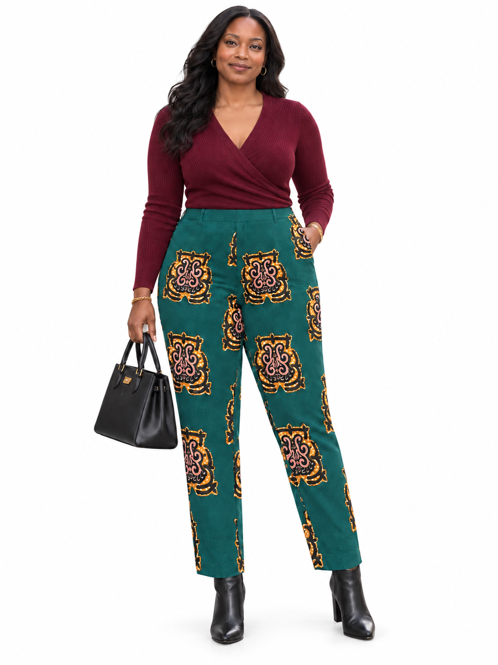 Tolani Ankara African Print Trousers