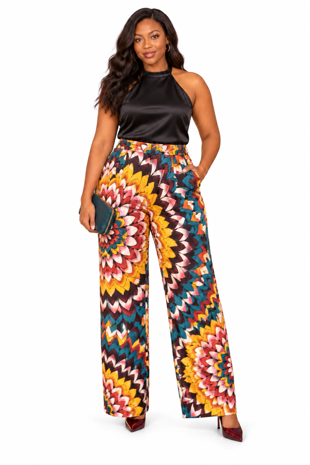 Amaka Ankara African Print Trousers