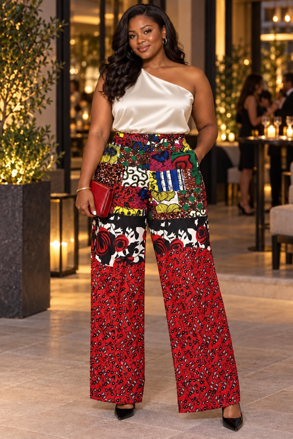 Amanda Ankara African Print Trousers