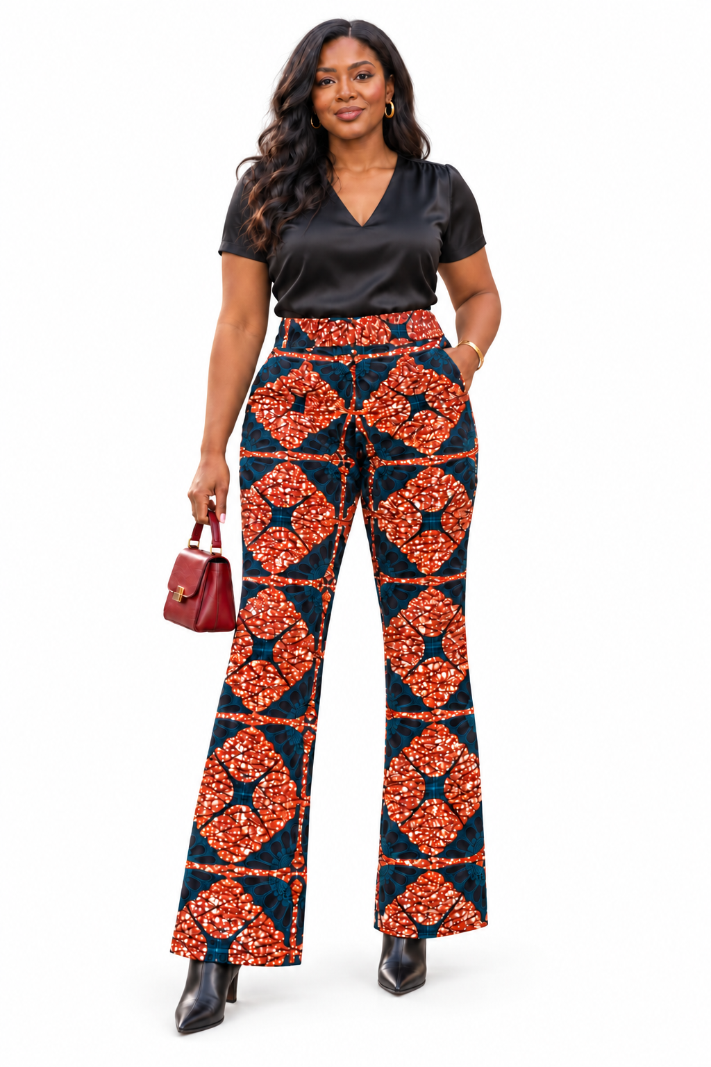 Tosin Ankara African Print Trousers