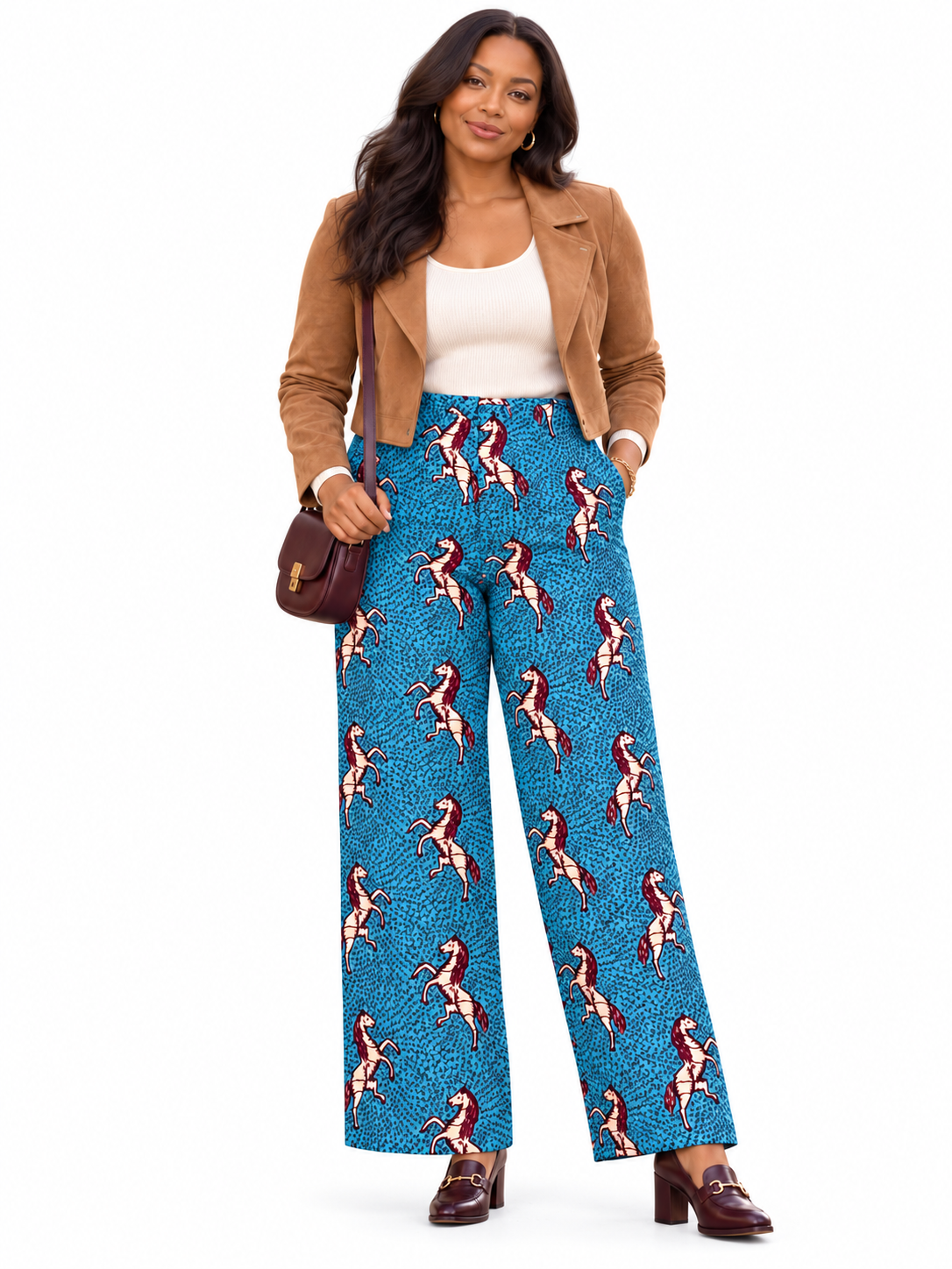 Amara Ankara African Print Trousers
