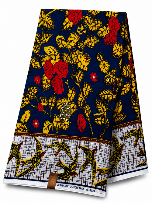 6-Yard Africa Print Ankara Fabric Wax Print Suitable For Any African  Apparel