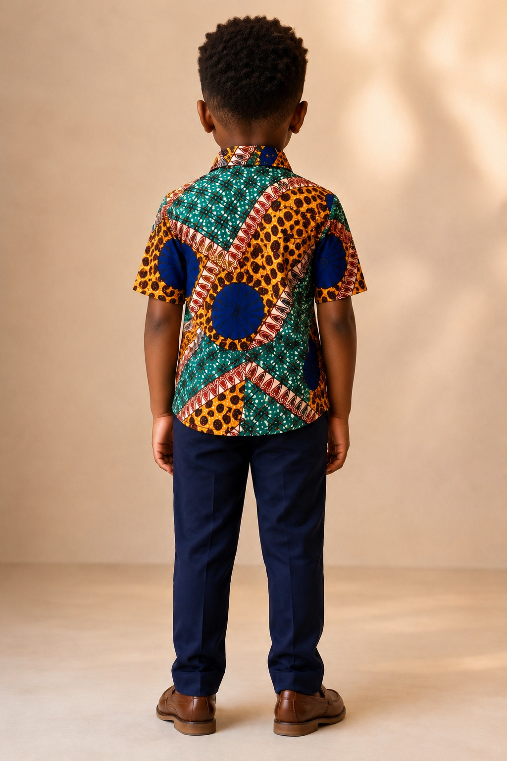 Kids African Print Shirt