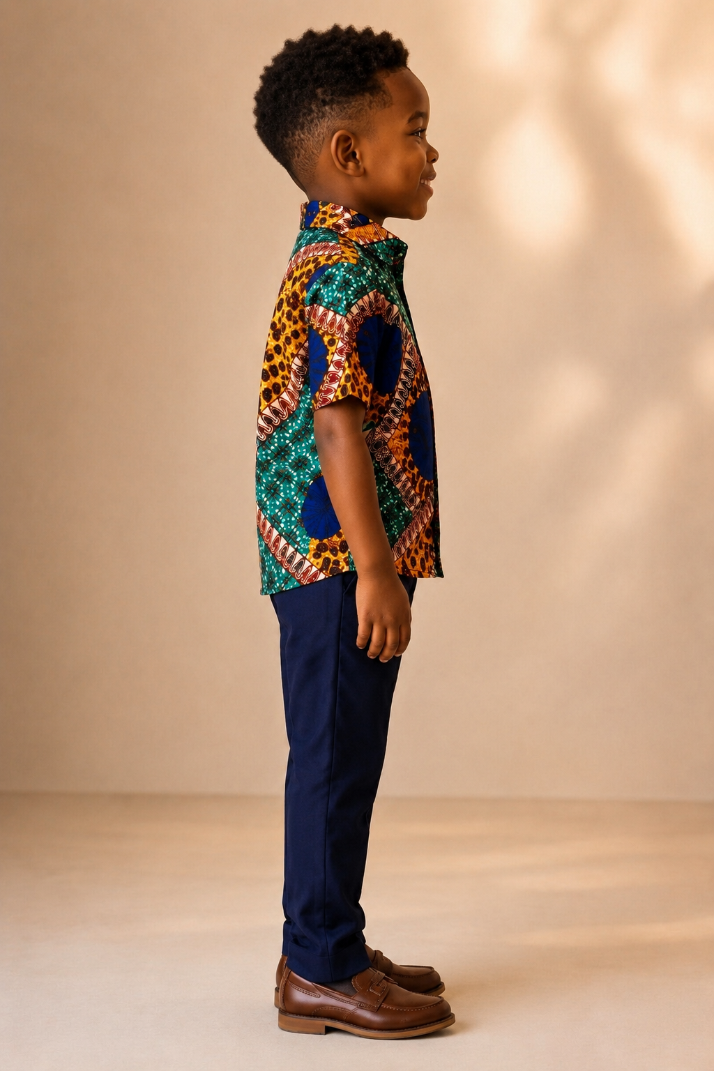 Kids African Print Shirt