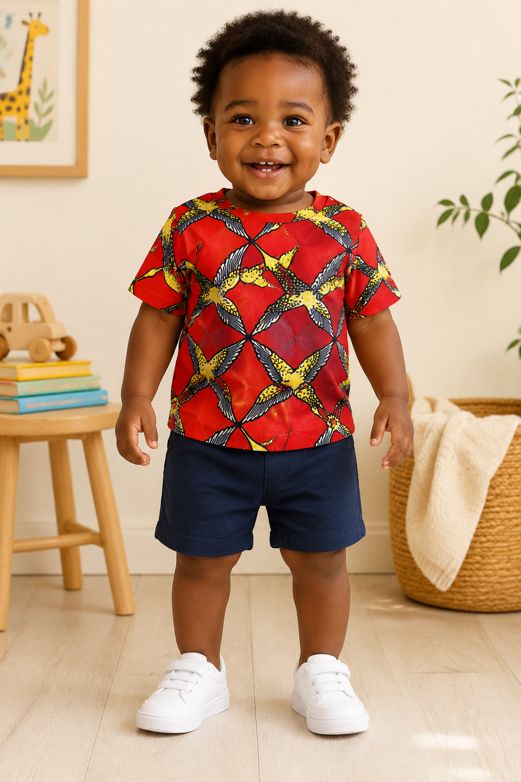 Kids African Print Shirt