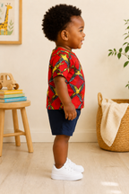 Kids African Print Shirt