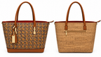 2-Piece Cork Tote Bag Set – Large & Small Matching Handbags