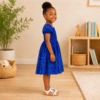 Girls African Print Dress