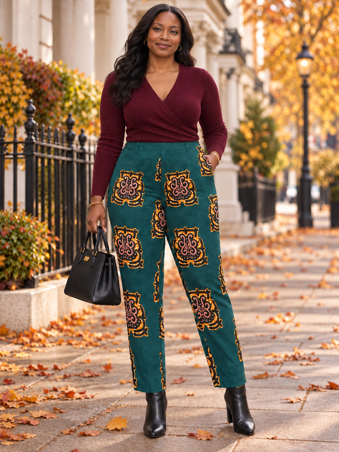 Tolani Ankara African Print Trousers