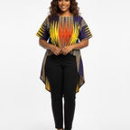 African Peplum Top