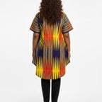 African Peplum Top