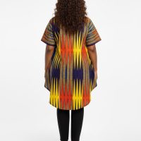 African Peplum Top