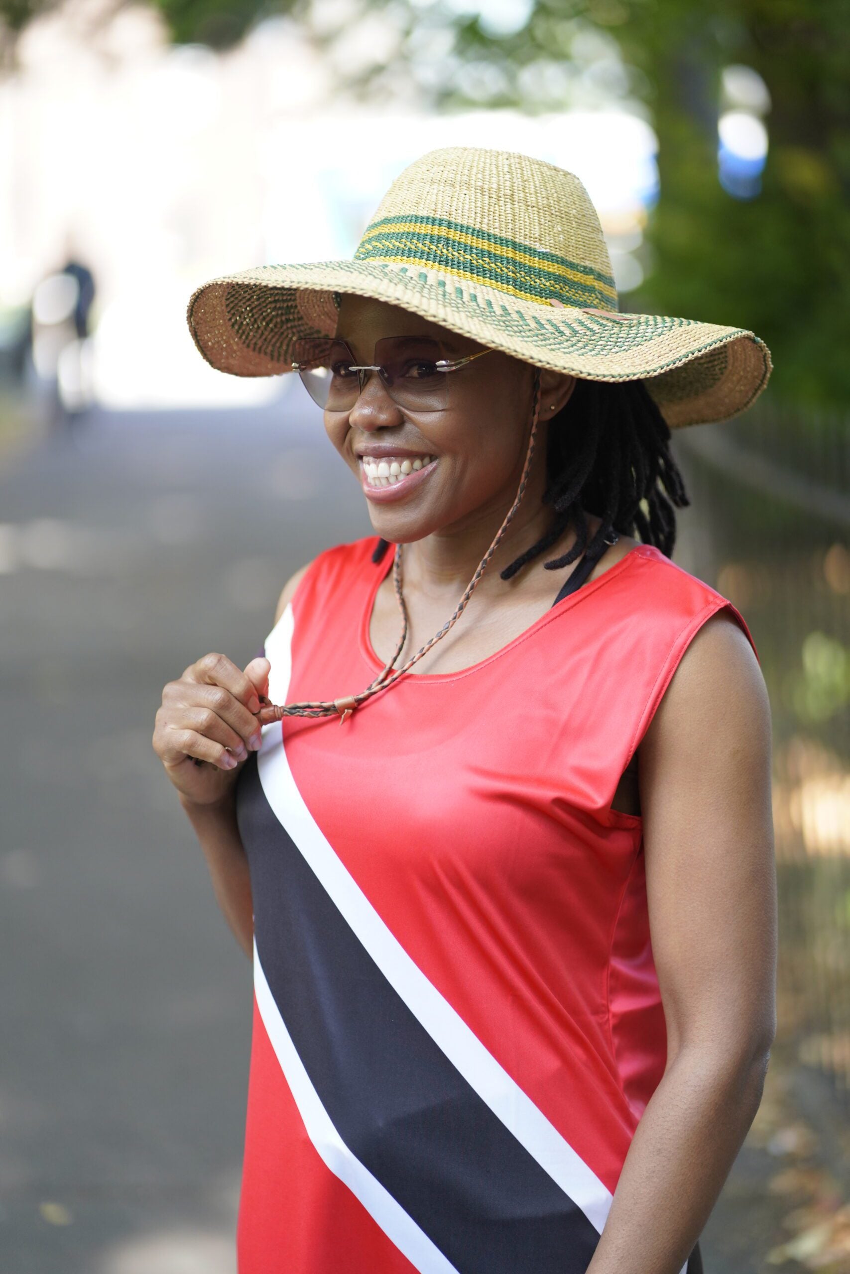 Trinidad Flag Dress | Sleeveless Bodycon Shift Dress