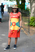 Grenada Flag Dress | Sleeveless Bodycon Shift Dress