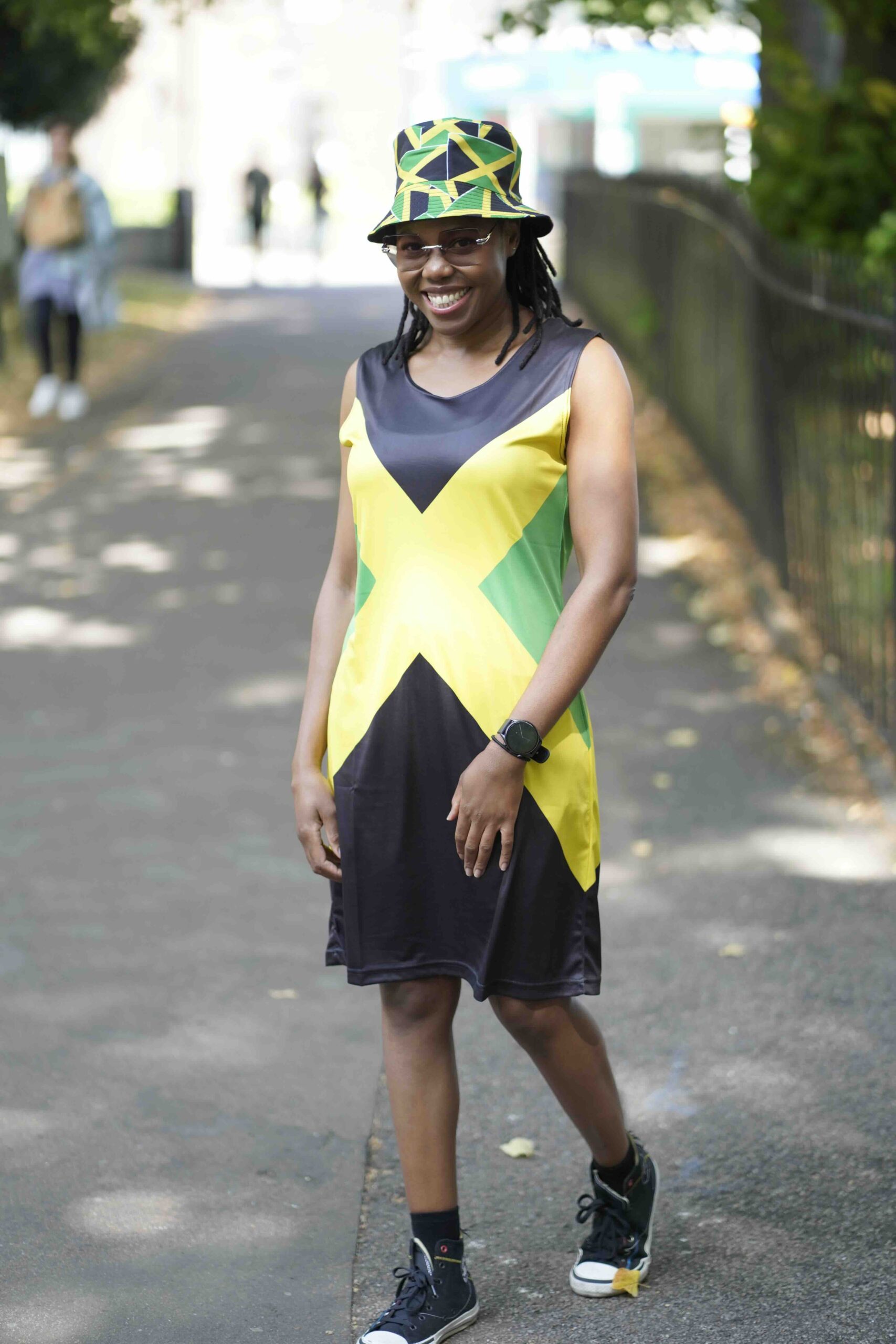 Guyana Flag Dress | Sleeveless Bodycon Shift Dress