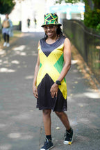 Antigua Flag Dress | Sleeveless Bodycon Shift Dress