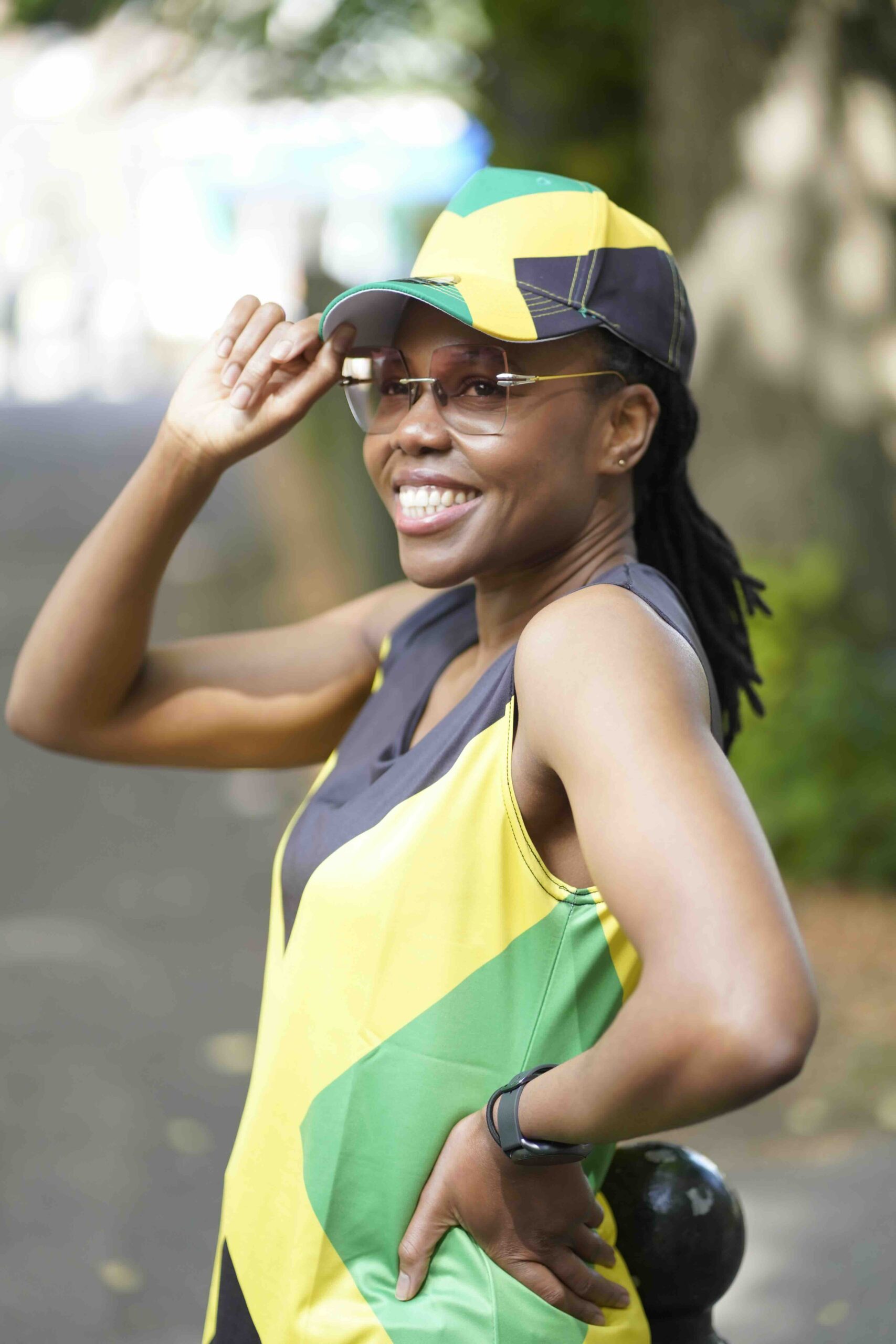 Jamaican Flag Dress | Sleeveless Bodycon Shift Dress