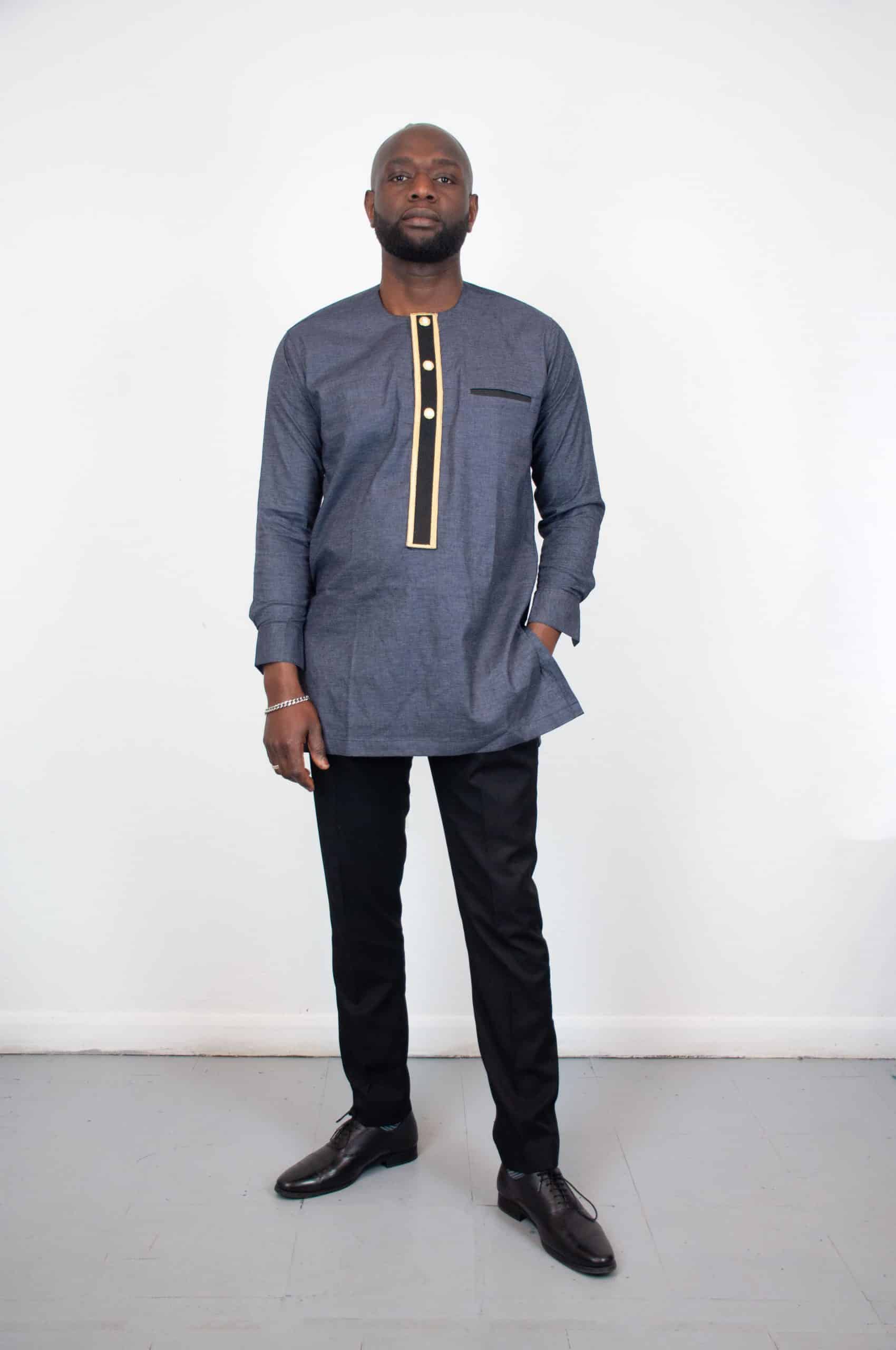 Walta Grey Traditional Suit