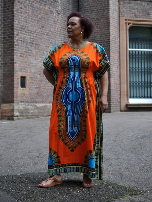 100% Cotton Dashiki Kaftan Maxi Dress in Multiple Colours