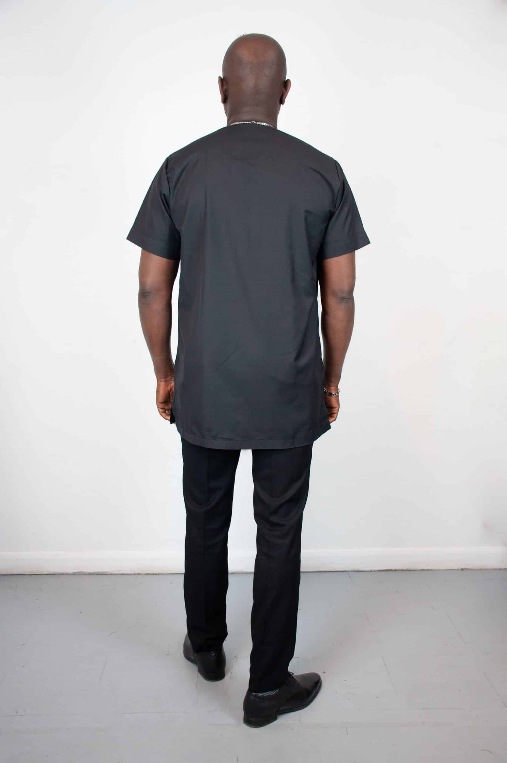 Wanja Black Traditional Suit