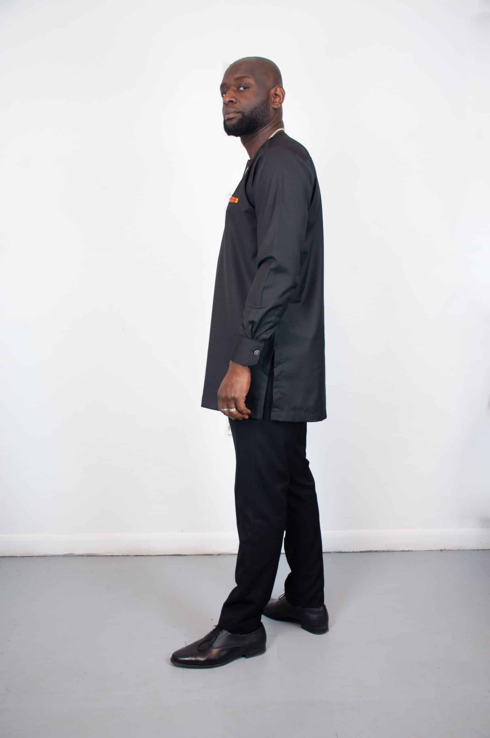 Bwire Black Traditional Suit