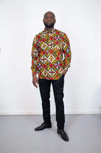 Olufunke Ankara Long Sleeve Shirt