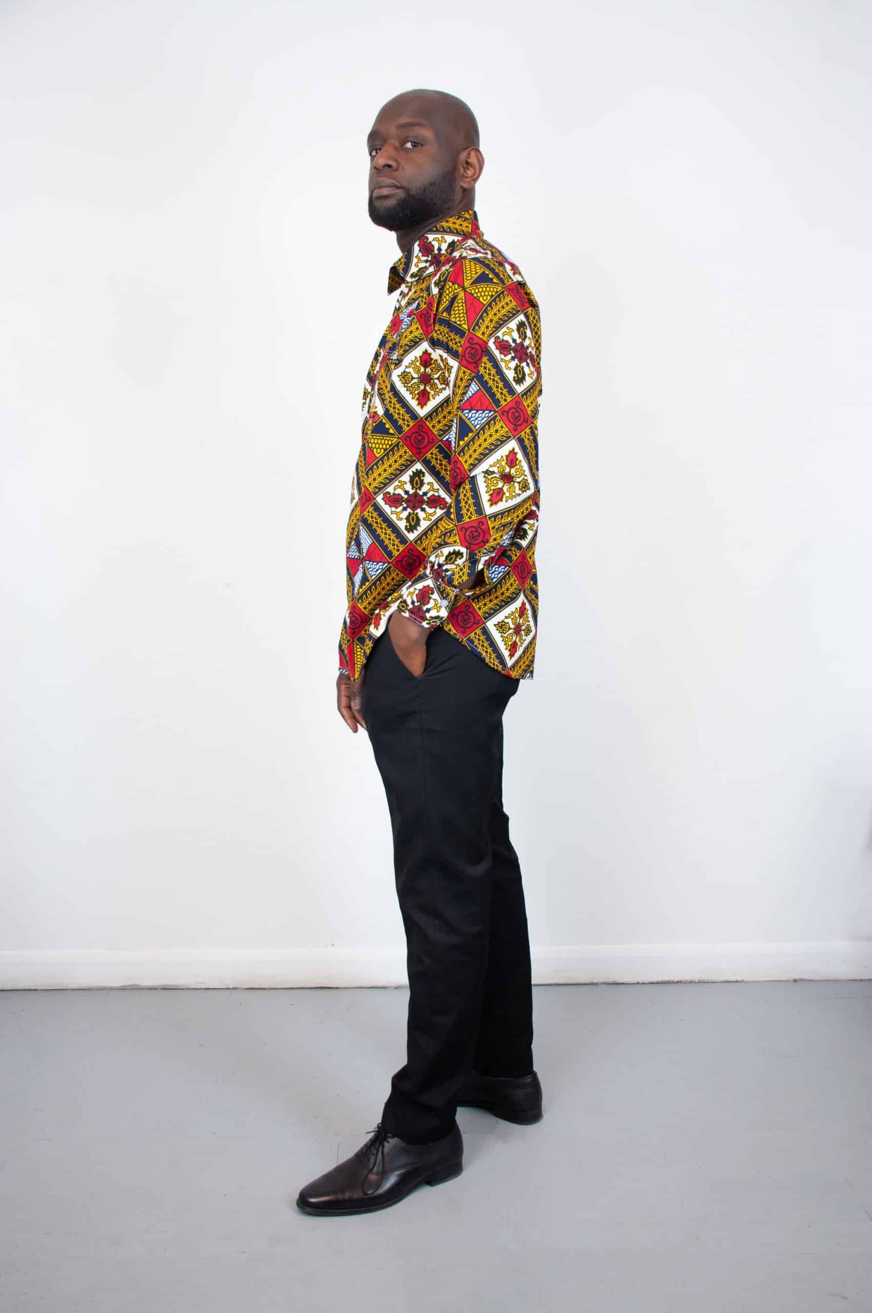 Olufunke Ankara Long Sleeve Shirt