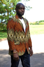 African Print Men's Ankara Blazer