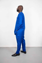 Bahari Blue Traditional Suit