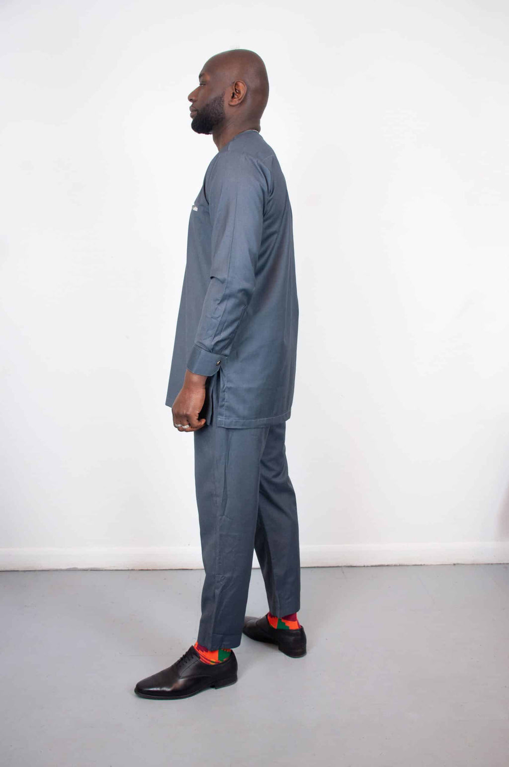 Gamal Grey Traditional Suit