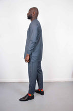 Gamal Grey Traditional Suit