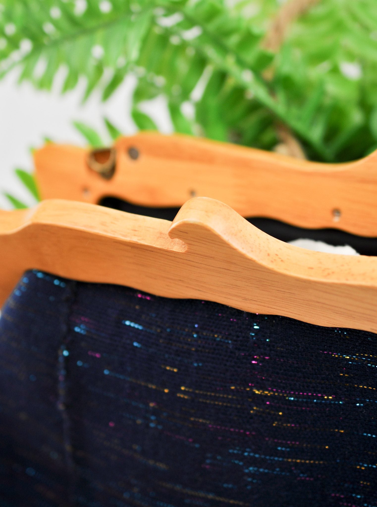 Nadia Oye Royal Blue Sparkly African Clutch