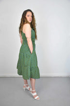 Gaia Green Ankara Midi Dress