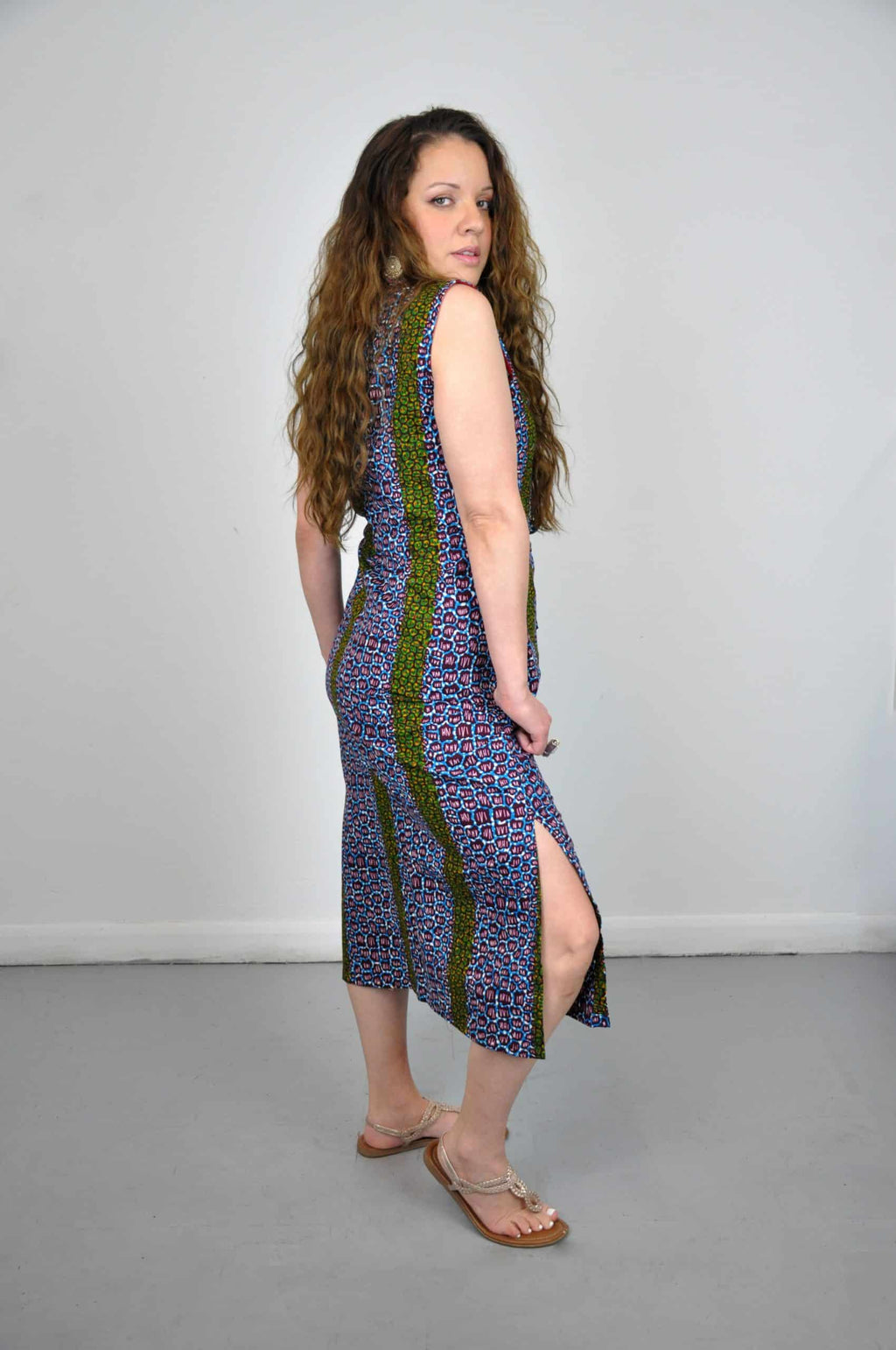 Zin African Slit Dress