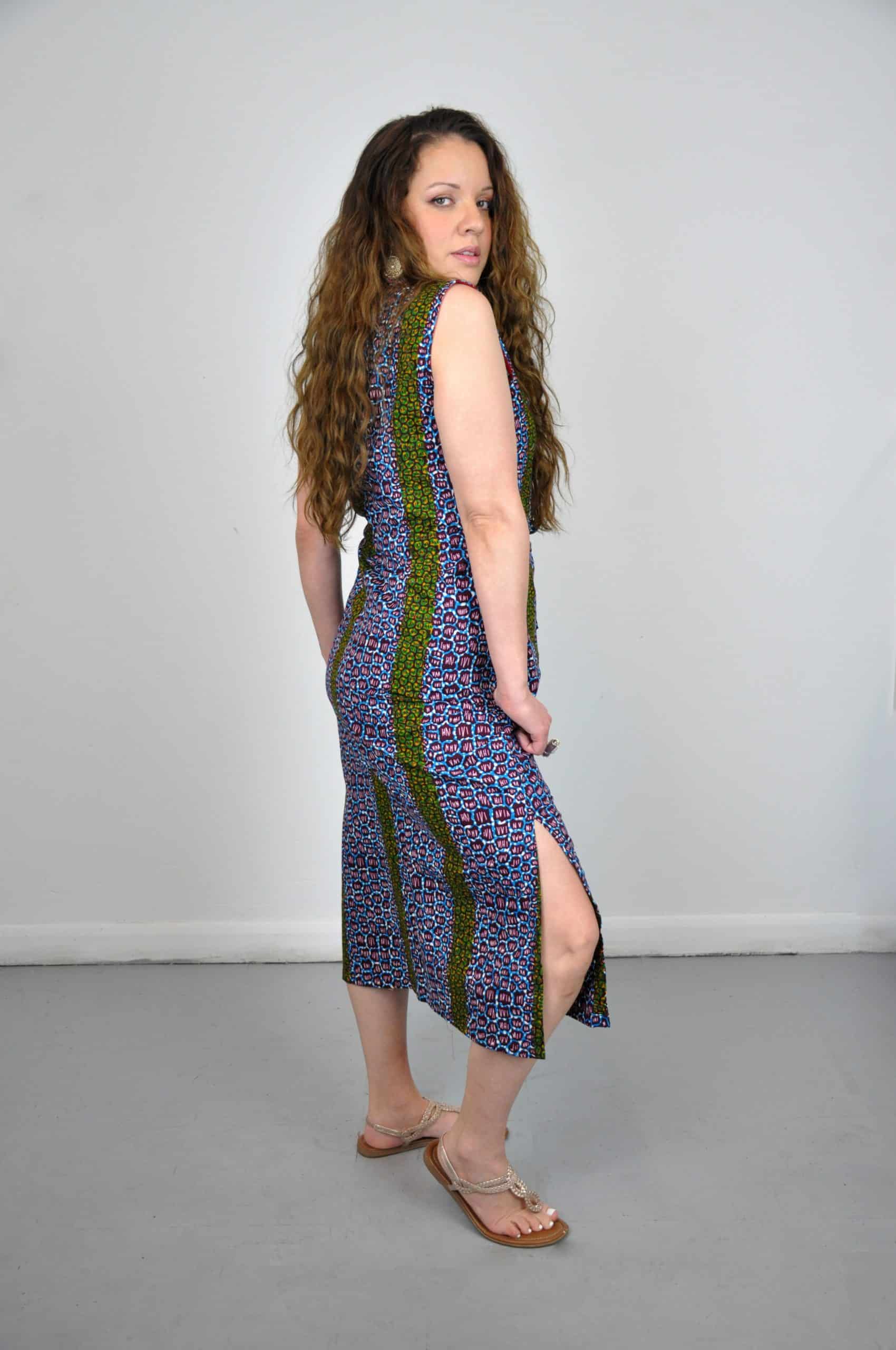 Zin African Slit Dress