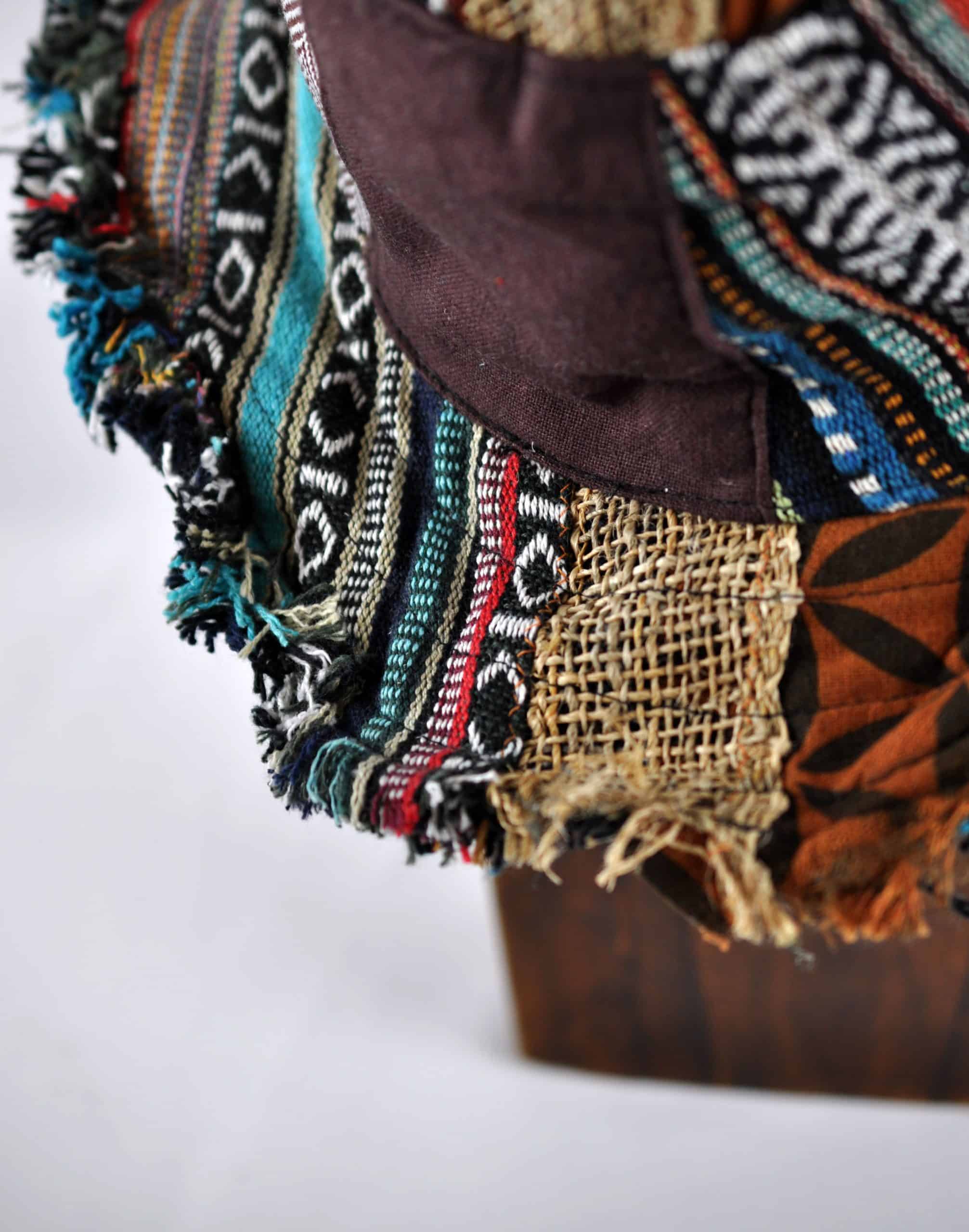 Abeer Trendy Patchwork Hemp Hat