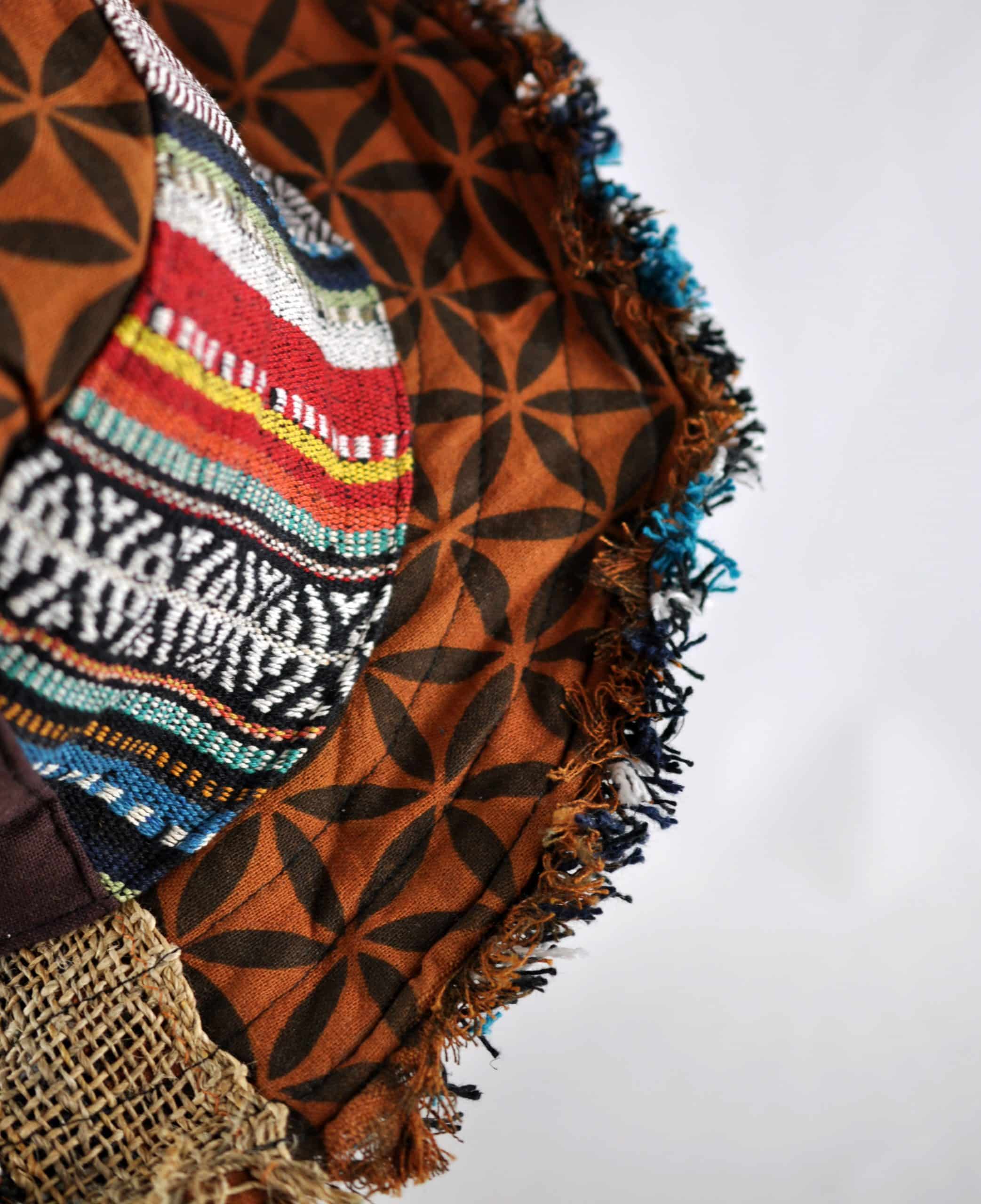 Abeer Trendy Patchwork Hemp Hat